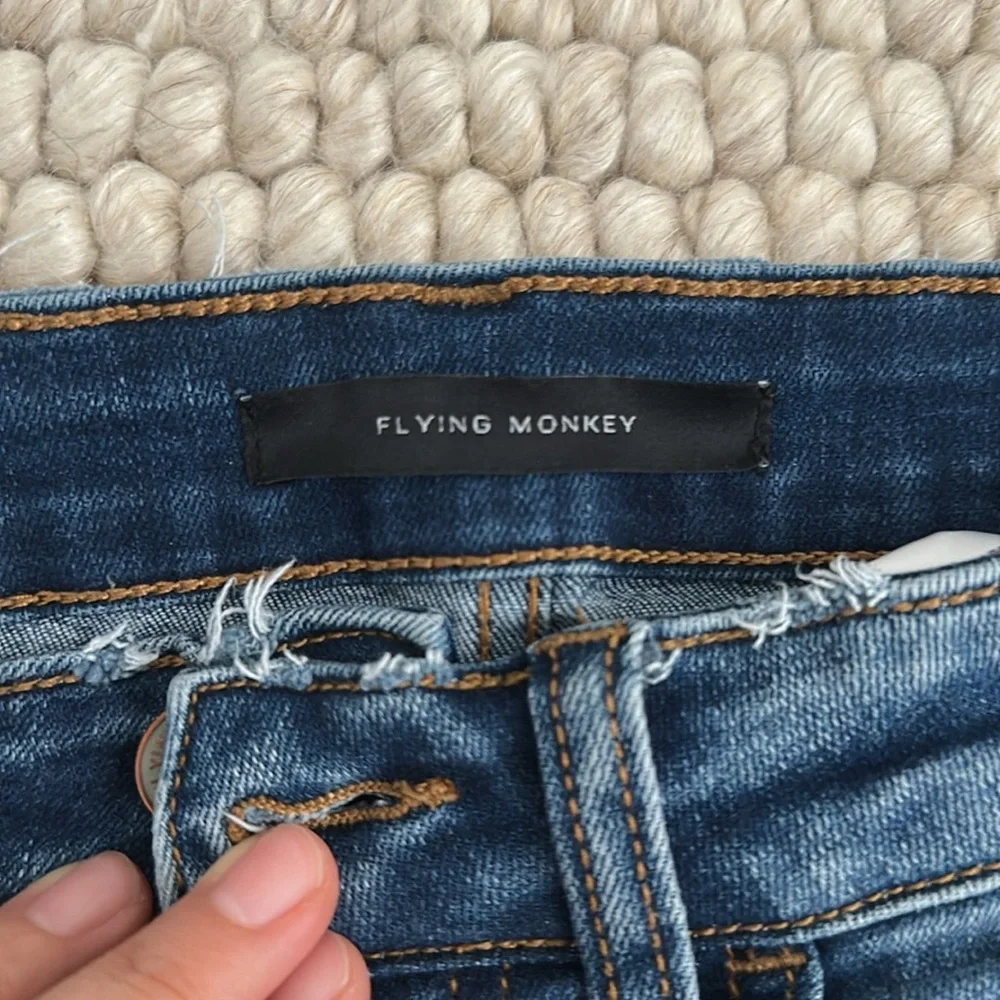 Flying Monkey Dark Blue Skinny Jeans - Picture 2 of 8